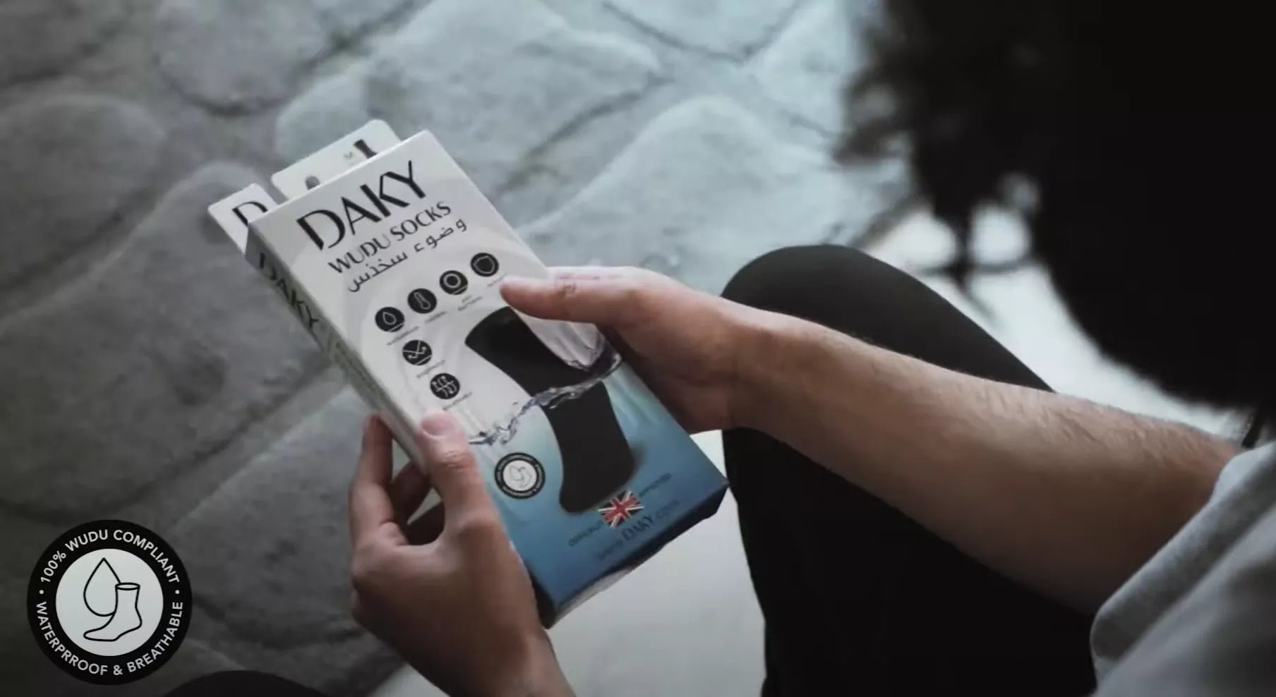 DAKY Waterproof Socks - WUDU Compliant (Phantom X) - DAKY